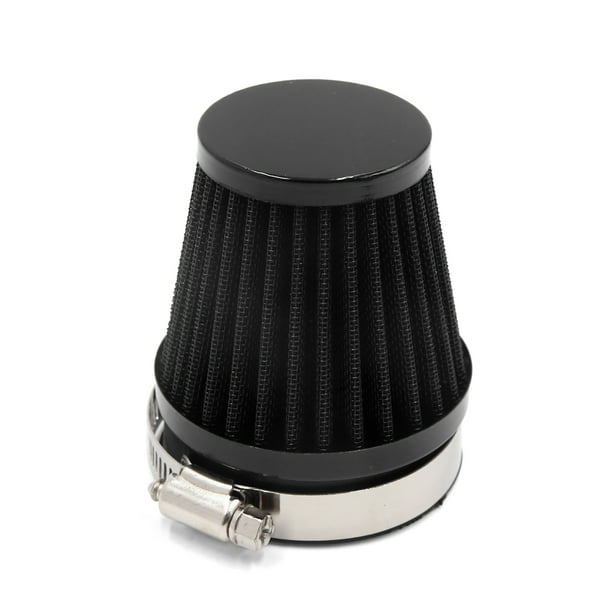 60mm Inlet Dia Car Motorcycle Air Intake Filter Cleaner w Adjustable Clamp